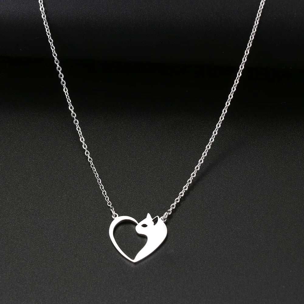 Cute Cat Pendant Necklace - 9Lives