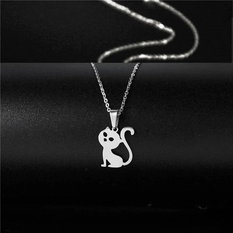 Cute Cat Pendant Necklace - 9Lives