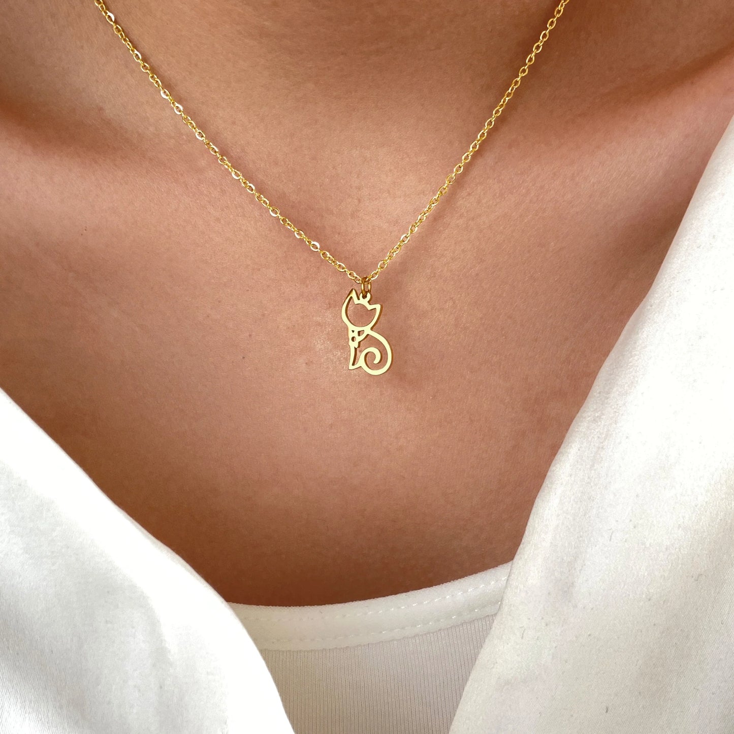 Cute Cat Pendant Necklace - 9Lives