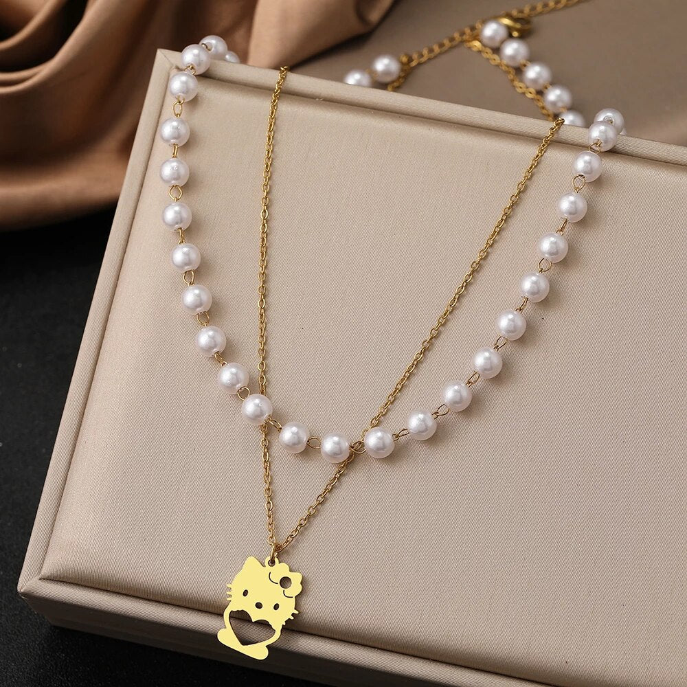 Cute Cat Pendant Necklace - 9Lives