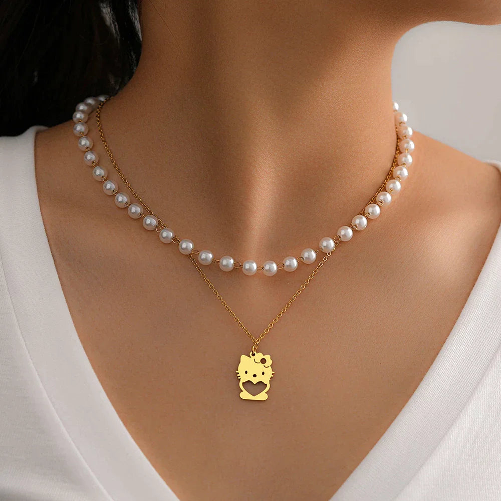 Cute Cat Pendant Necklace - 9Lives