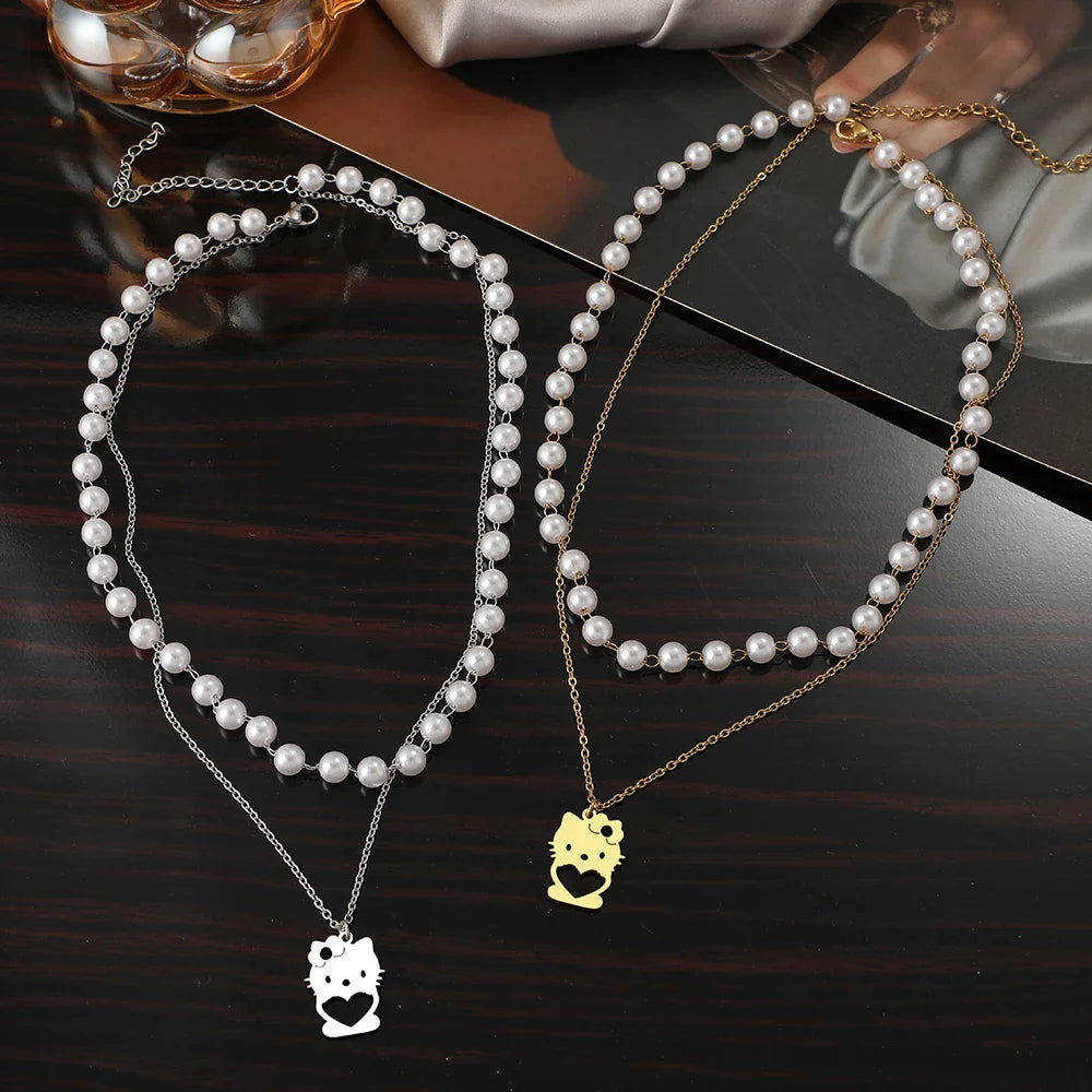 Cute Cat Pendant Necklace - 9Lives