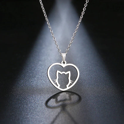 Cute Cat Pendant Necklace - 9Lives