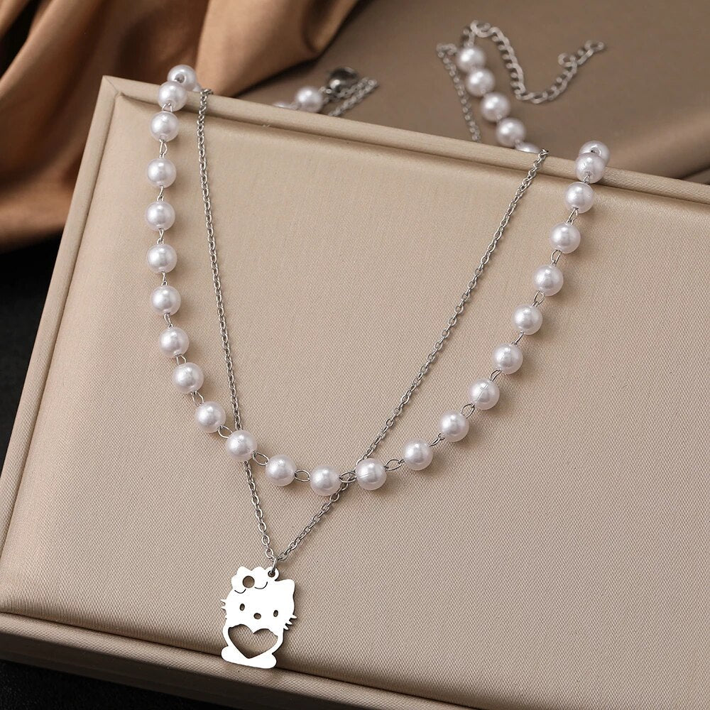 Cute Cat Pendant Necklace - 9Lives